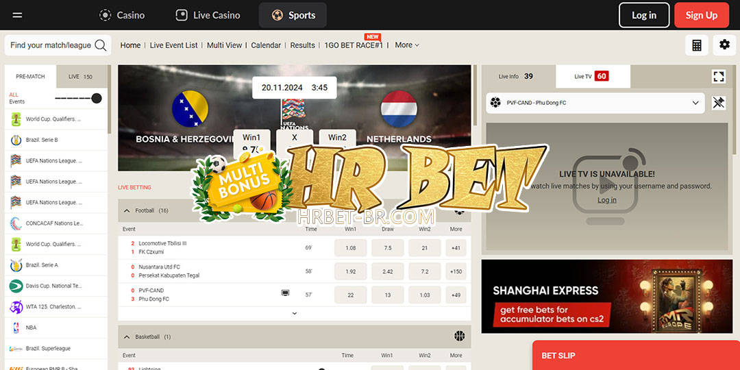 hr bet Bônus